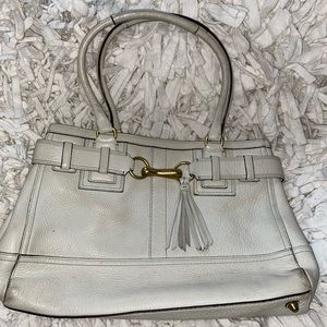 Coach Hampton Leather Shoulder Bag Satchel